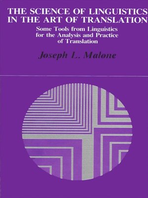 cover image of The Science of Linguistics in the Art of Translation